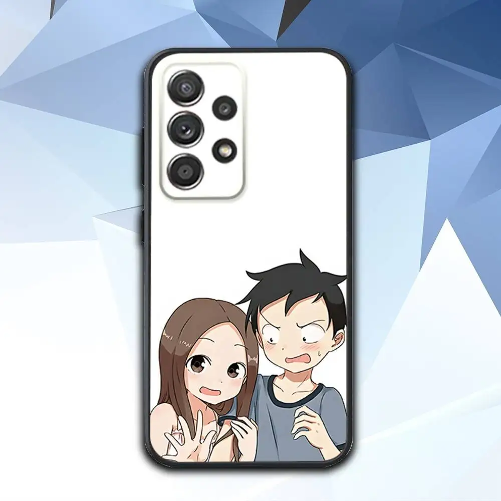 حافظة هاتف لهاتف سامسونج S 25,24,23,22,30,21,10,9,Ultra,Plus,Lite,FE,4,5 G حافظة Karakai Jozu no Takagi San Black #5