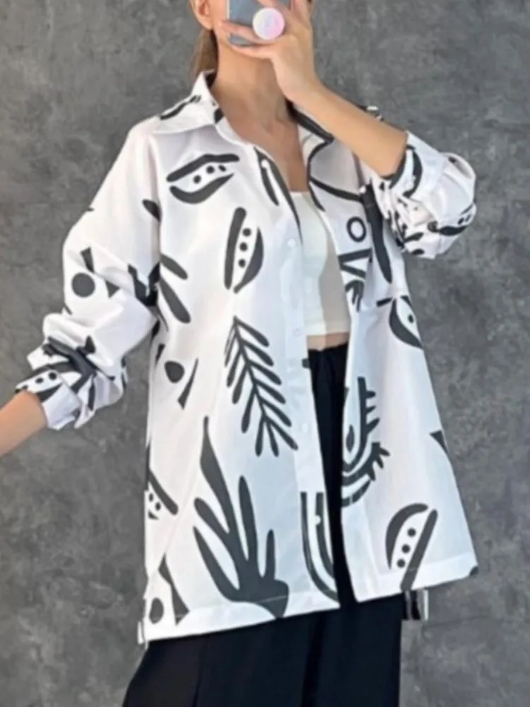

Elegant Shirt Sets Outfits Lady Fashion Long Sleeve Button Shirts Tops Wide Leg Pants 2 Pieces Set For Conjunto Dos Piezas Mujer