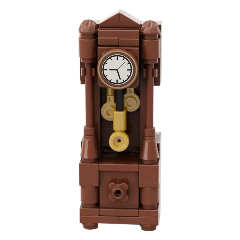 140500 Bodenuhr-Bausteine, kompatibel mit LEGO, kreative Heimdekoration, Bausteine, Montagespielzeug, Montagesteine