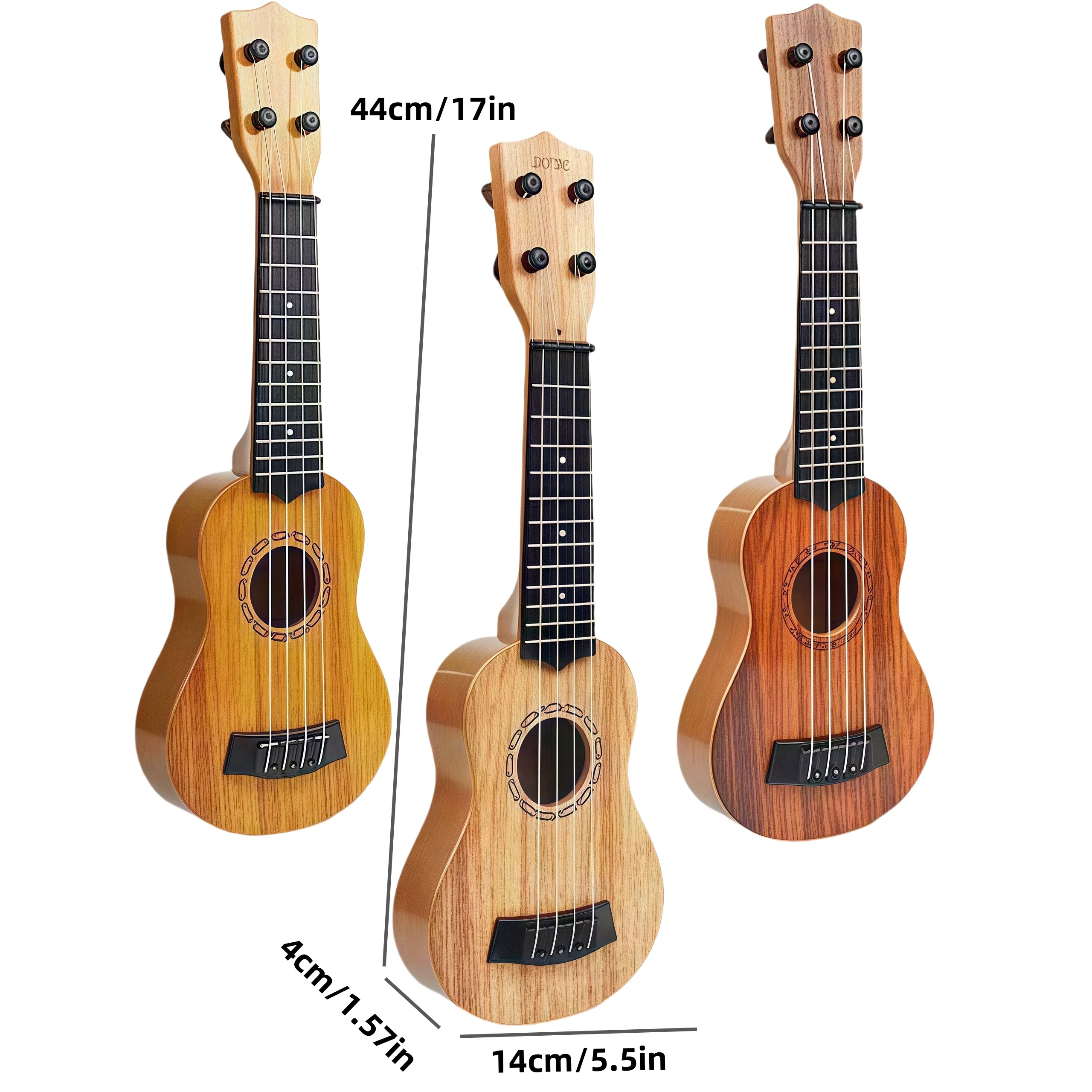 Guitarra infantil e instrumento de cordas ukulele quebra-cabeça brinquedos musicais educativos estimular o talento musical das crianças