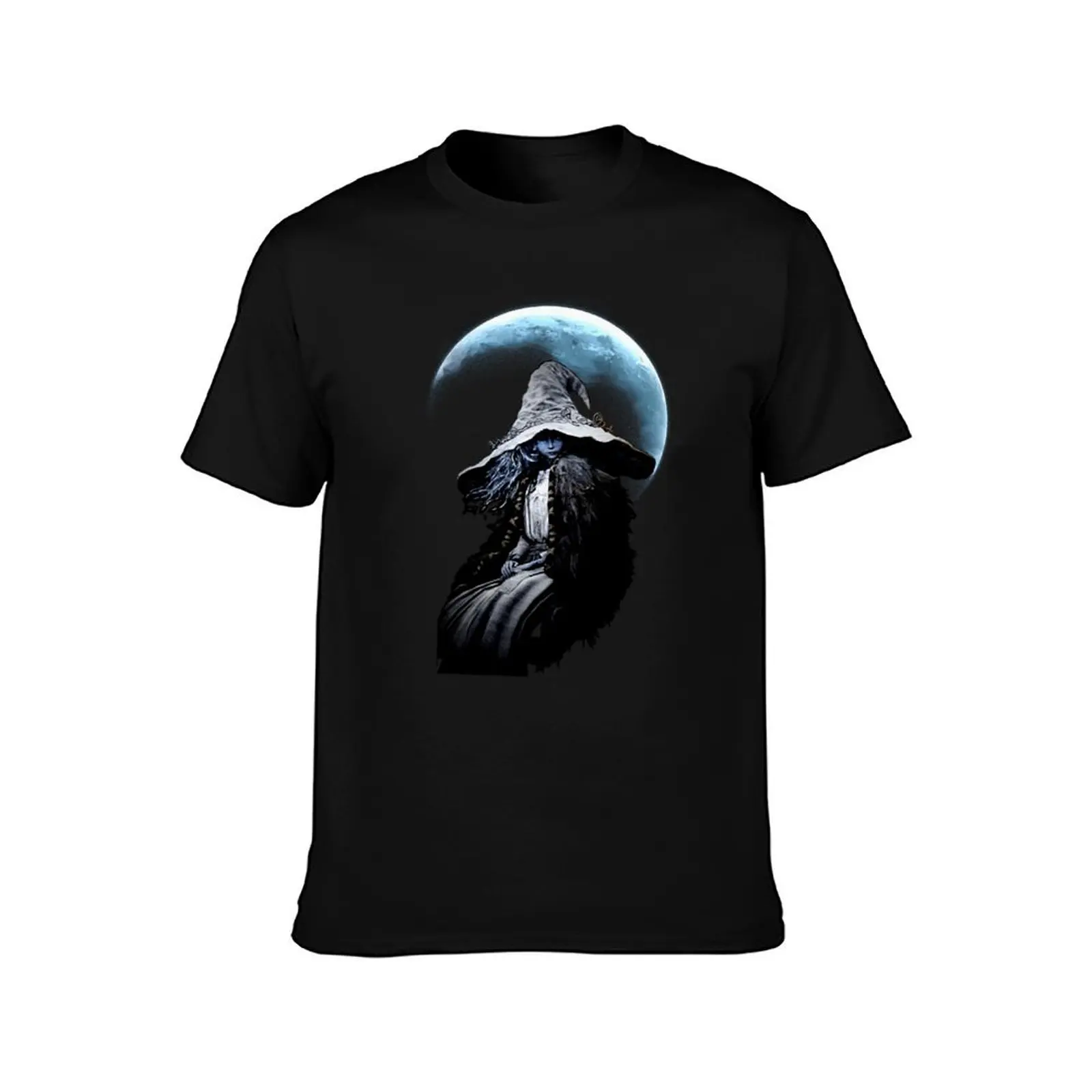 Ranni On Half Moon T-Shirt shirts graphic tees baggy shirts kawaii clothes black t shirts for men