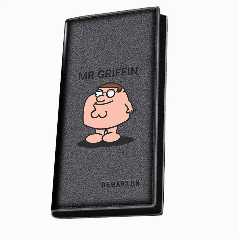 peter-griffin-cartoon-corpo-rosto-carteiras-longas-masculinas-negocios-elegante-impressao-design-uso-casual-natal-dia-dos-namorados-pai-da