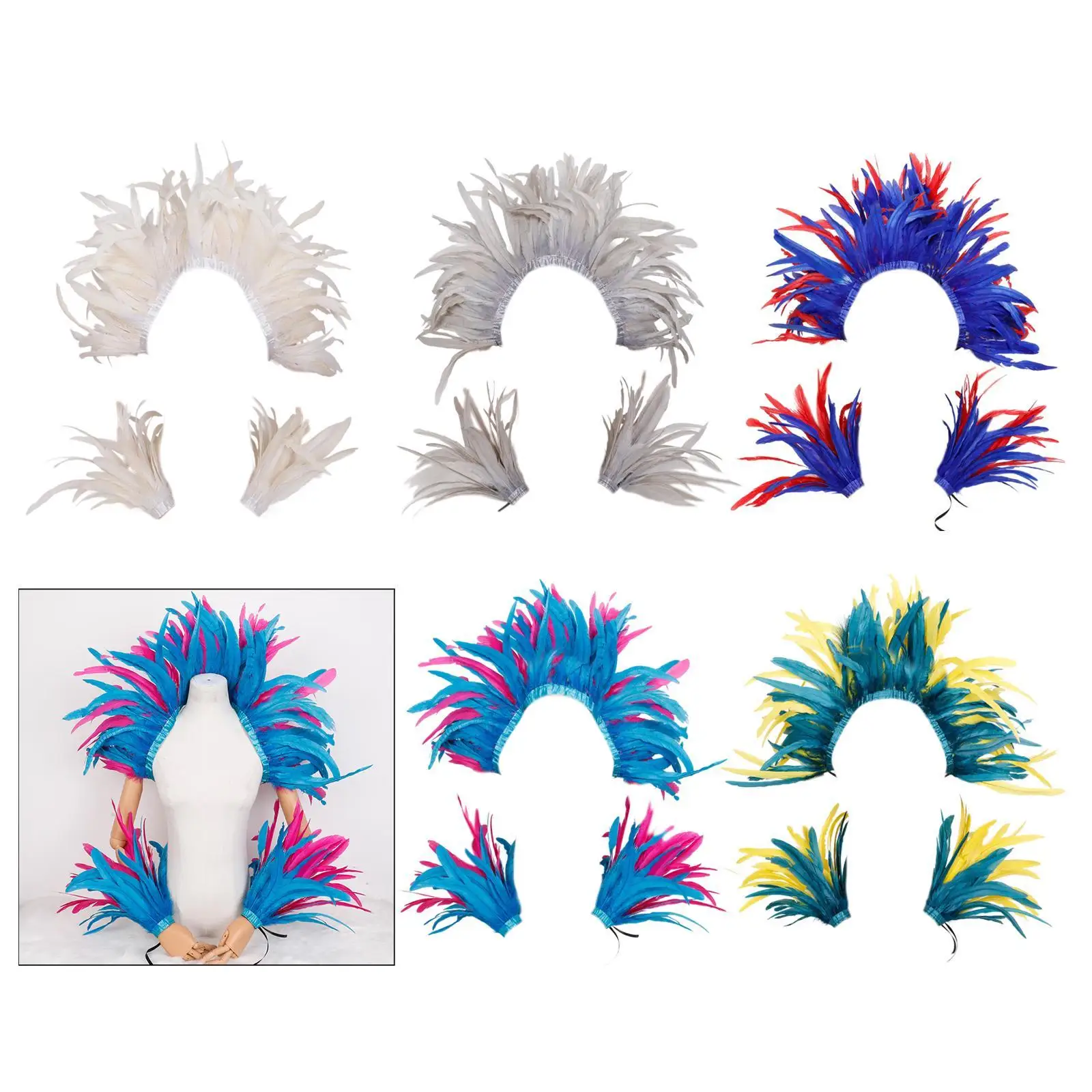 

Наручники женские, Хэллоуин, карнавал, накидка с перьями, костюмы