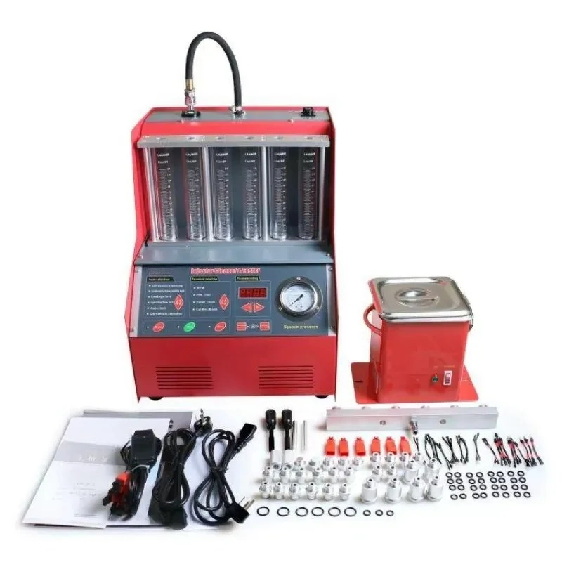 CNC-602A 6 Cylinders Petrol Injector Cleaner Injector Tester Machine