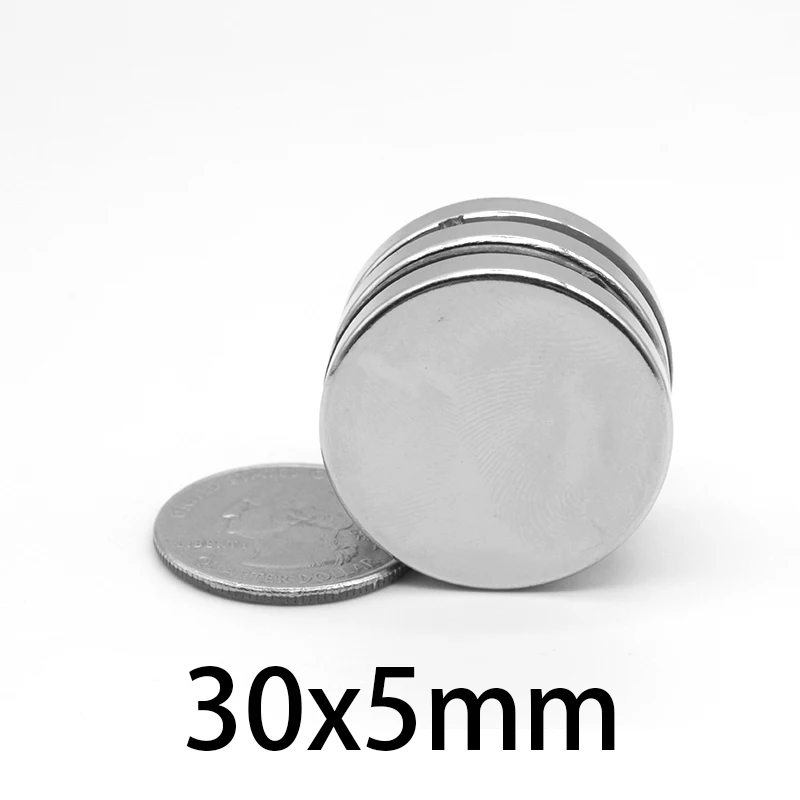 30x5mm Small Circular Magnets For Home Refrigerators, Offices DIY 30*5