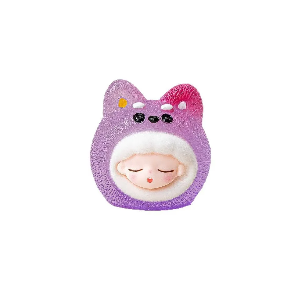 

Светящаяся смола, фигурка щенка облаков мечты, модный аксессуар «сделай сам», автомобильный декор, брелок, слепая сумка, коллекционная игрушка, ночное свечение