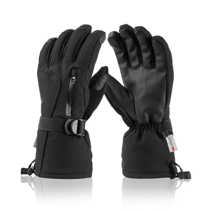 

Outdoor Multifunctional Skiing Anti Feng Shui Warm and Thick Five Finger Mountaineering Motorcycle Gloves