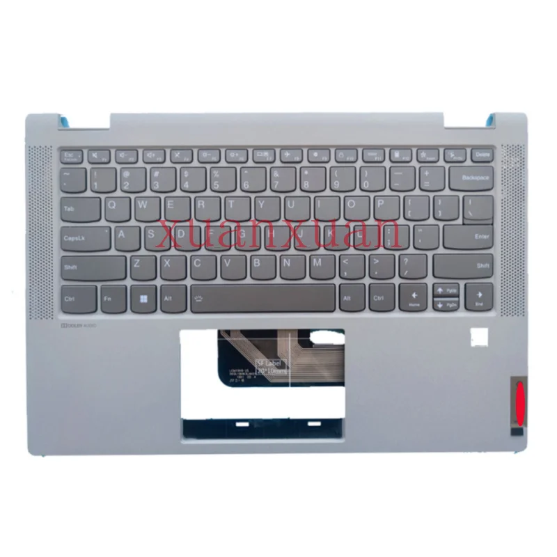 Backlit keyboard 5cb1c19416 for Lenovo IdeaPad Flex 5-14alc05 Silver