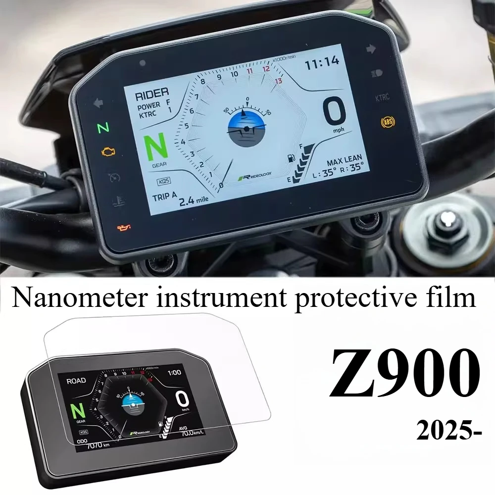 

2025 Z900 Z 900 Dashboard Protective Film, For Kawasaki Z900SE Models, Z900 Aftermarket Accessories, TPU Dash Cover Film
