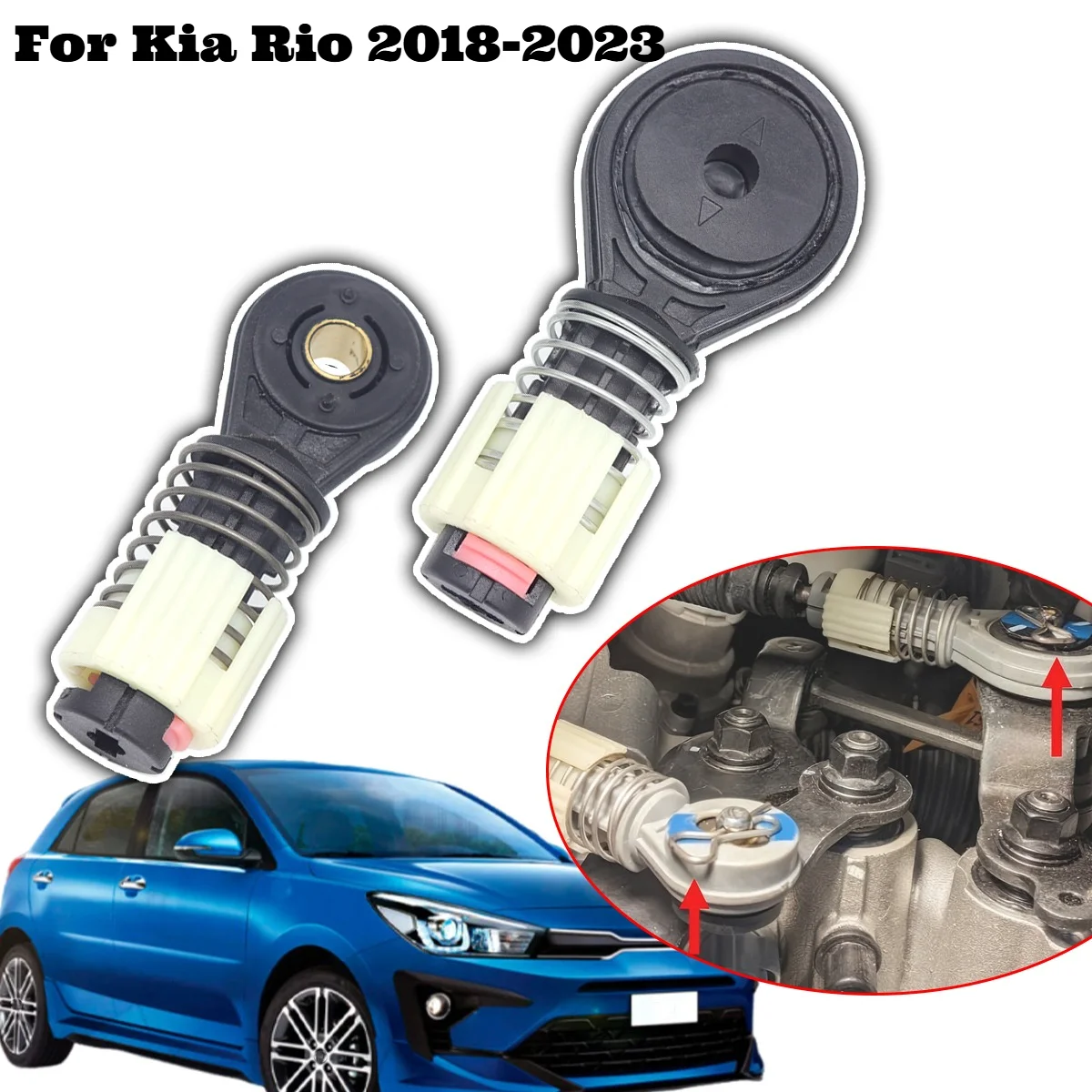 Gear Shift Cable Linkage Control Collet Shifter Lever Selector End Rod Connect Spare Parts For Kia Rio 2018 2019 2020 2021-2023