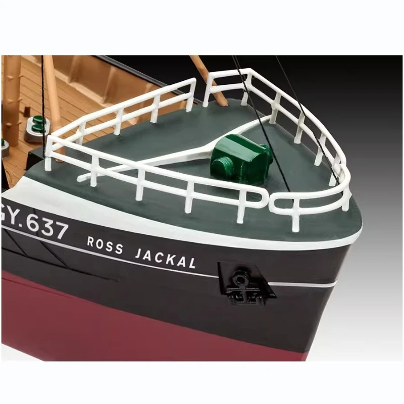Tránco de pesca del Mar del Norte, Kit de modelo de barco ensamblado de plástico 1/144, modelo de barco ensamblado a mano Universal para adultos, regalo de barco
