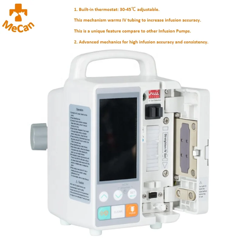 Medical Bomba De Infusion Pump IV Fluid Veterinary Infusion Pump for Vet Veterinary Use