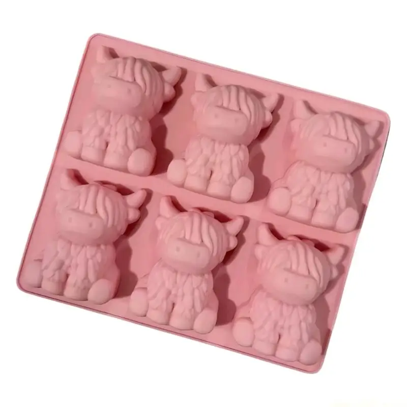 QX2E Animal Silicone Ice Cubes Mould For Cocktails And Drink