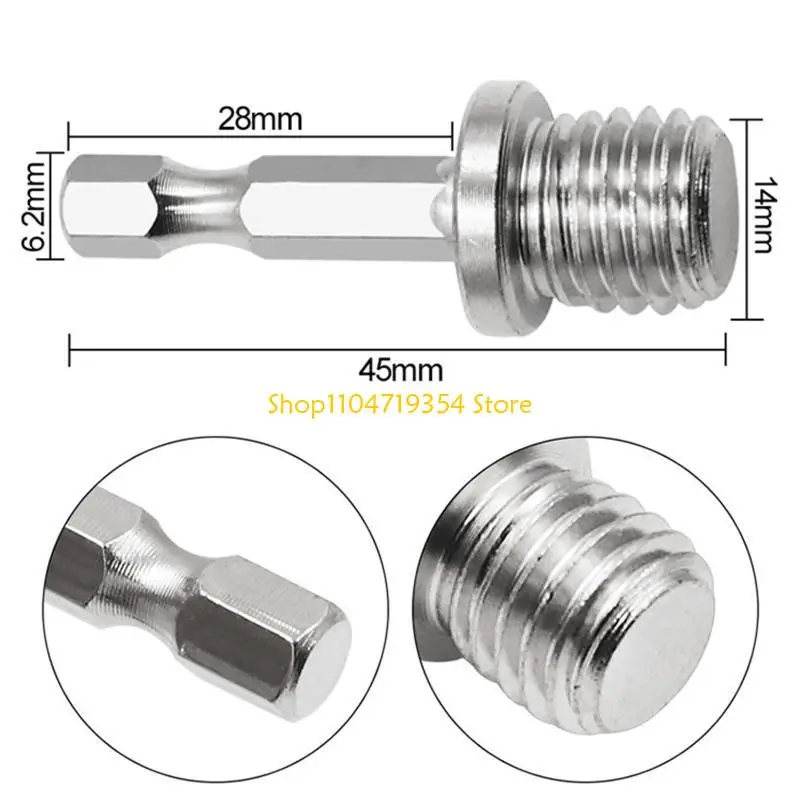 M14 M14 Hexagonal Twist Drill Bit Conversters Rod Wind Electric