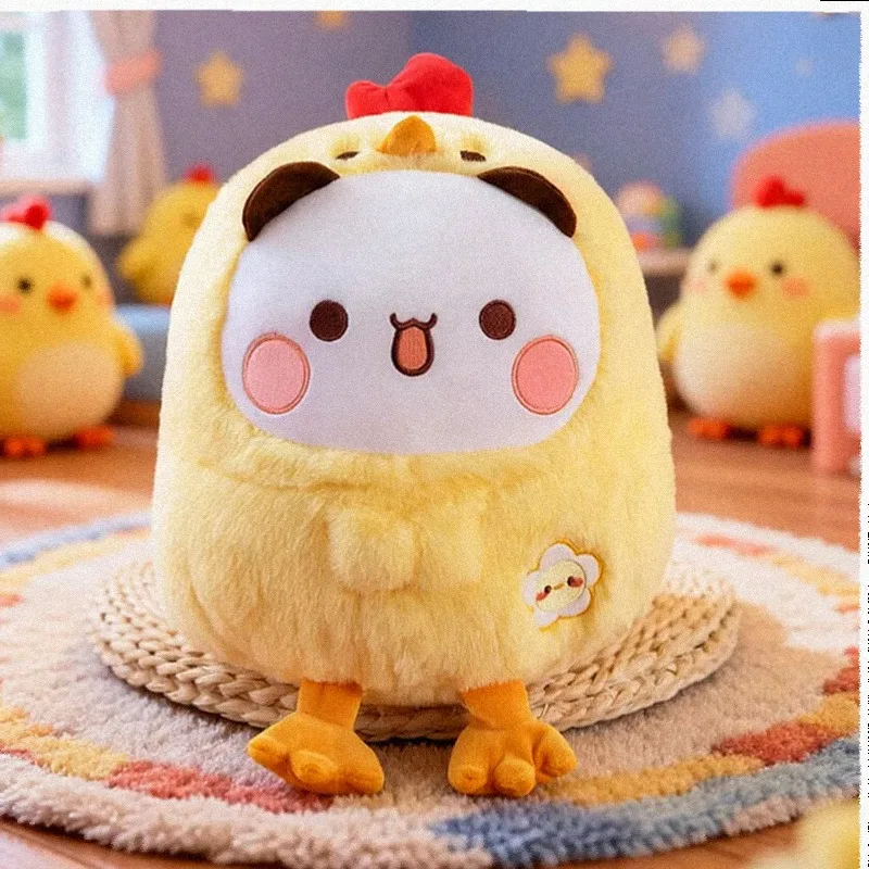Cute Yier Bubu Chick Transform Cartoon Duck Plush Toy Healing Companion Pillow Kids Gift For Girl Home Bedroom Decor Soft Fluffy
