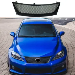 Car Front Bumper Center Grilles Radiator Grill Refit For LEXUS ISF 2009 Matt Black