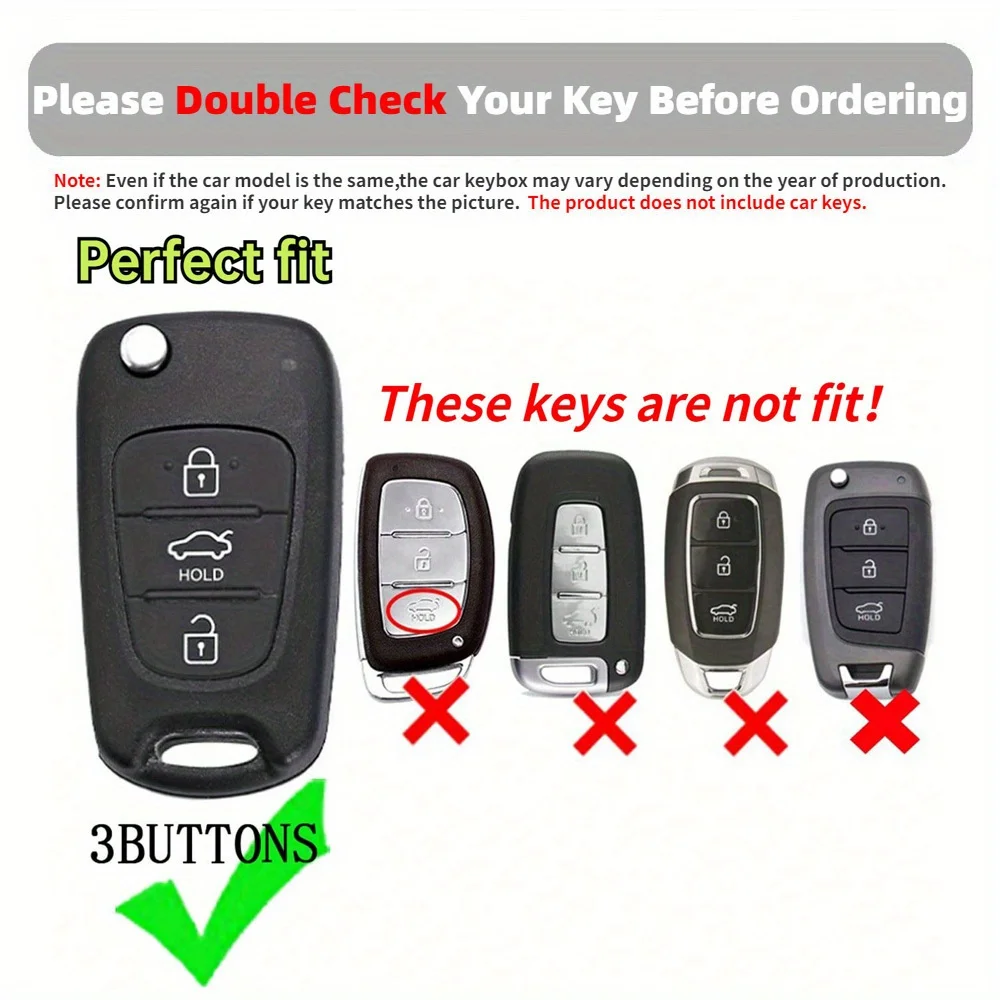 TPU Folding Remote Control Key Protector Shell Fit for Hyundai I20 I30 Kia 2010-2013 Soul 2012-2014 Kia Rio Sportage