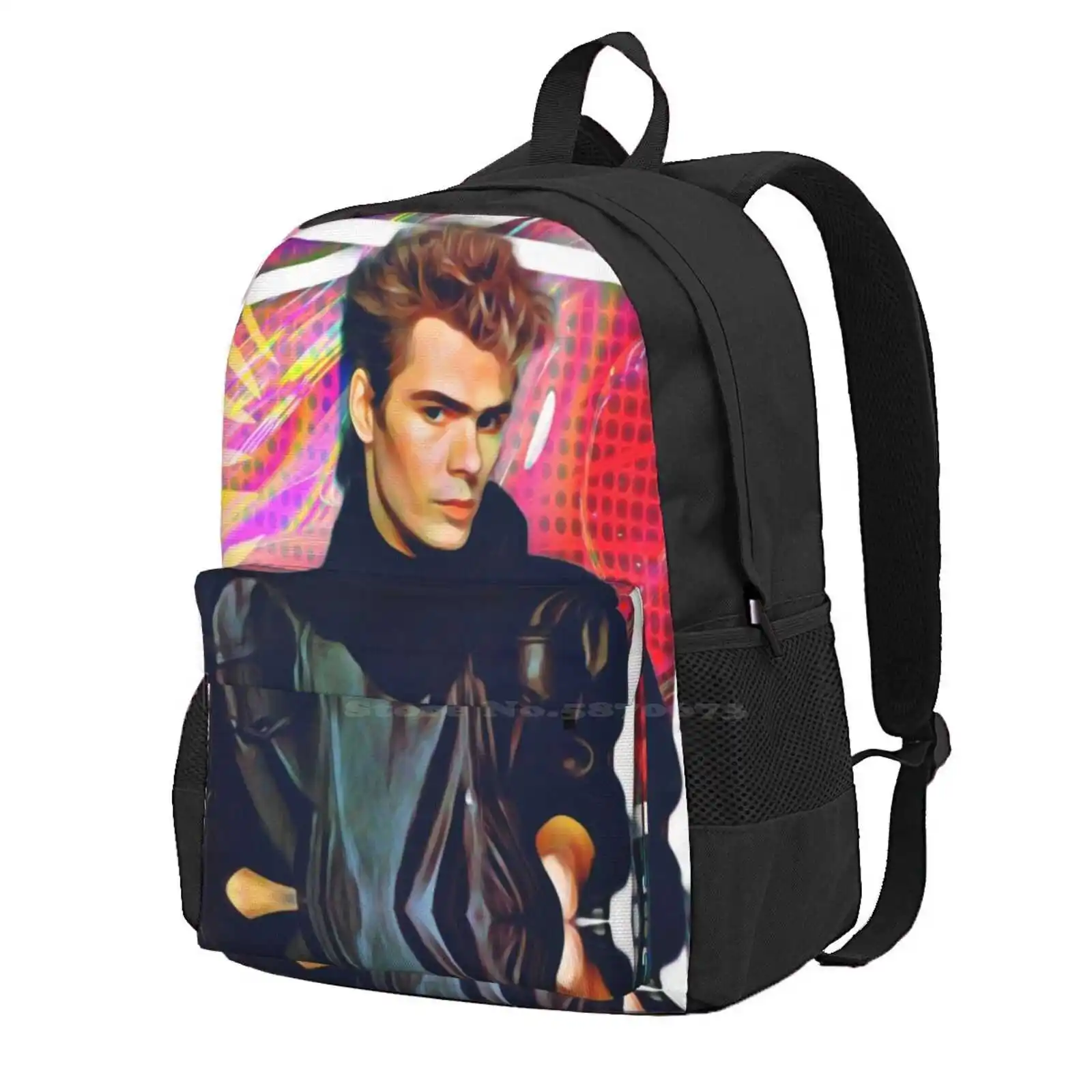 Nik Kershaw Hot Sale Backpack Fashion Bags Vintage Pop Punk Singer 80S Retro