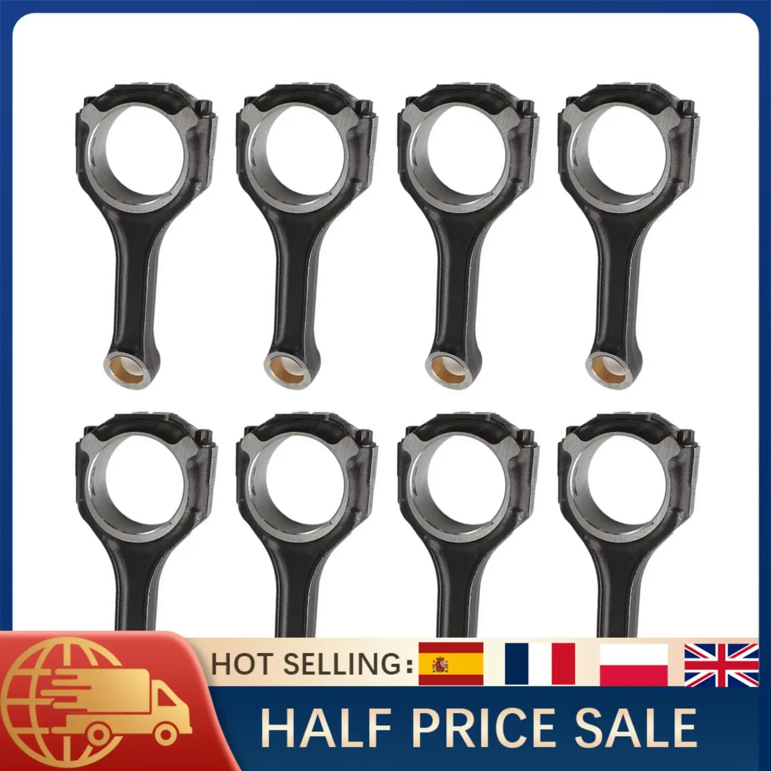 

8PCS Connecting Rod Conrod for Mercedes-Benz E500 G63 CL63 CLS63 AMG W212 W222 W463 5.5T M157