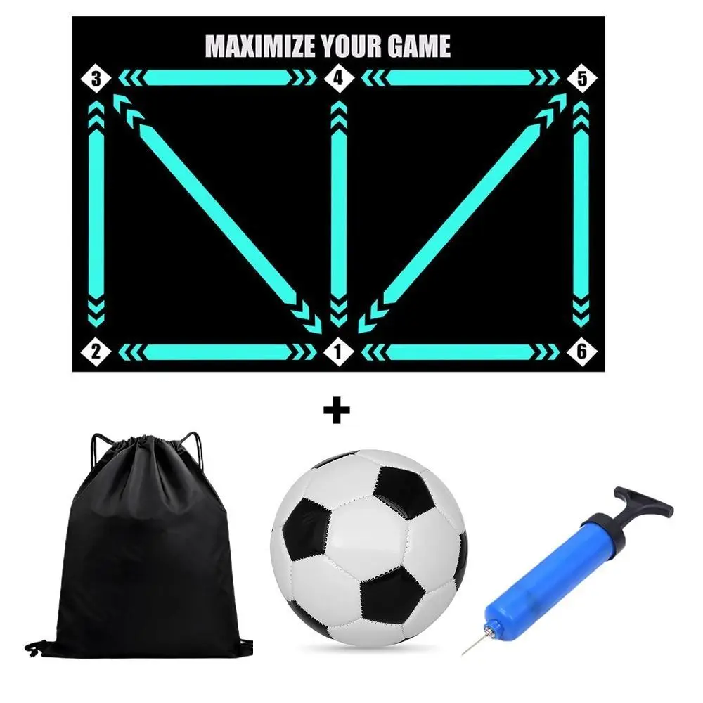 

Foldable Football Training Mat Non Slip Rubber Auxiliary Football Training Equipment Portable Durable