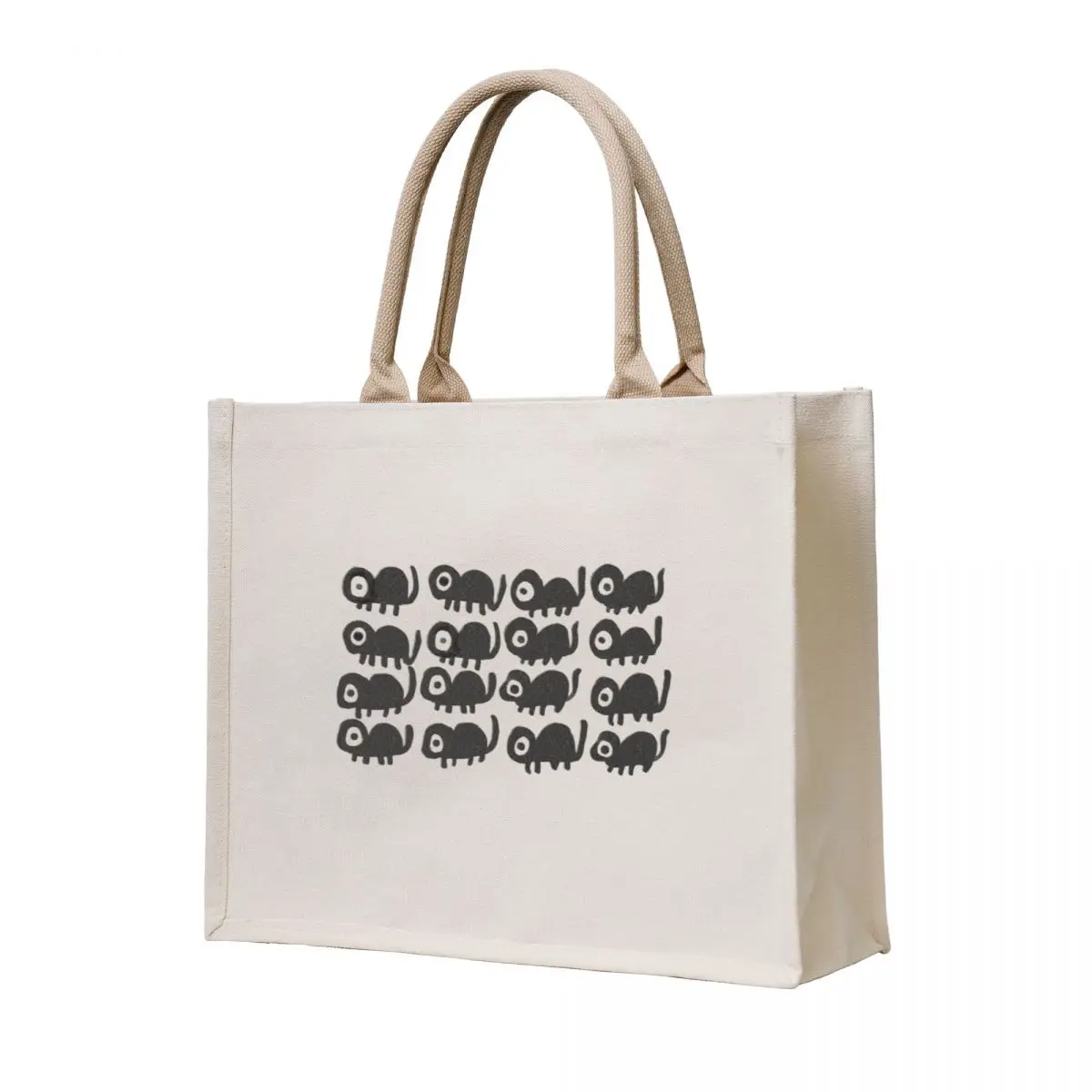 

funky lil nazca mice Tote Bag female bag Portable shopping bag custom canvas