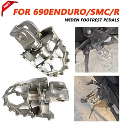 For KTM 690 ENDURO SMC R 2008 - 2021 690 SUPER MOTO R 2007 - 2009 Motorcycle Accessories Footrests Footpeg Foot Rests Pegs Pedal