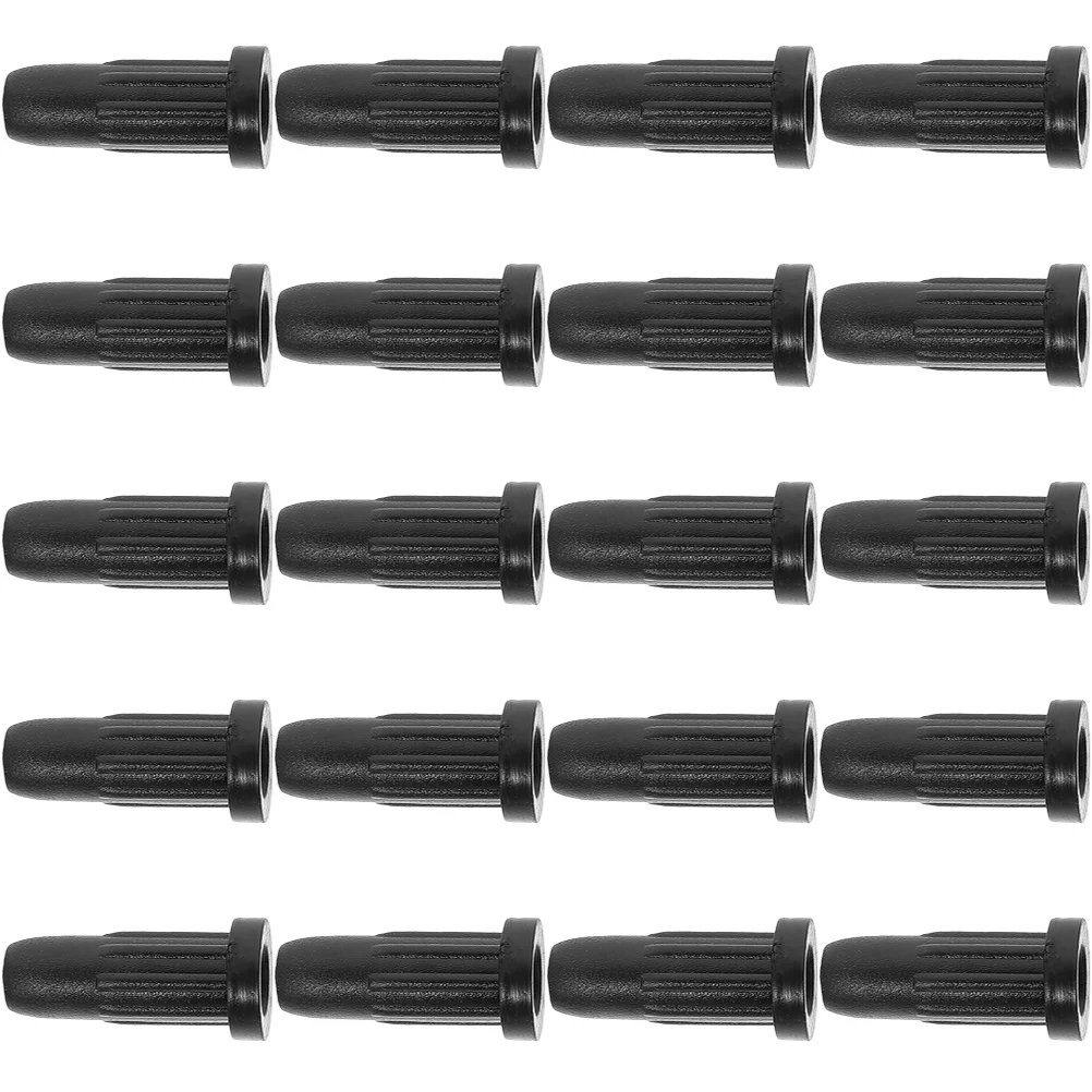 20 ชิ้นเก้าอี้ขา Glides ล้อ Stopper ป้องกัน Limiter ป้องกันสตูลล้อหมุนพลาสติก