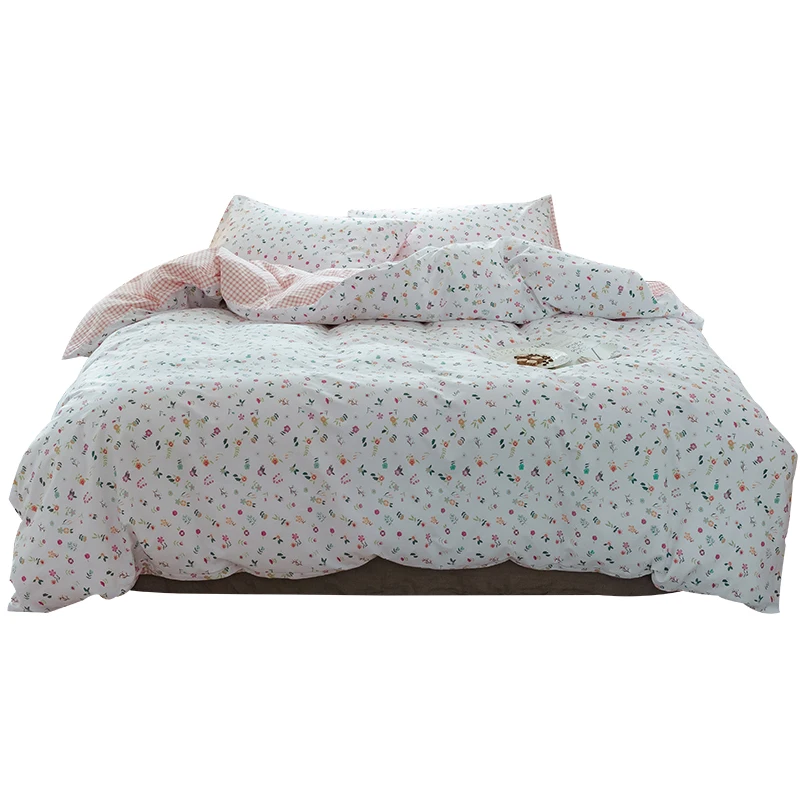 Single Product Quilt Cover Pure Cotton Single Duvet Cover 1.5/2.0 M Fresh Small Floral All Cotton One-Piece Quilt Sheet 2.0*2.3