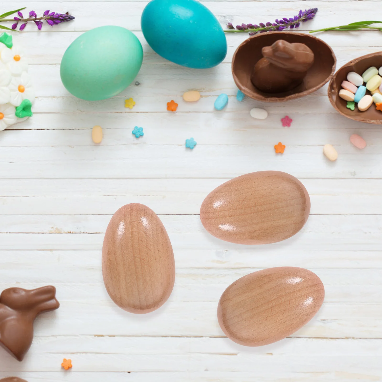 

4 Wooden Maracas Eggs Musical Instruments Toys Toddler Shaker Percussion Kids Music Plaything Early Enlightenment Toy Safe