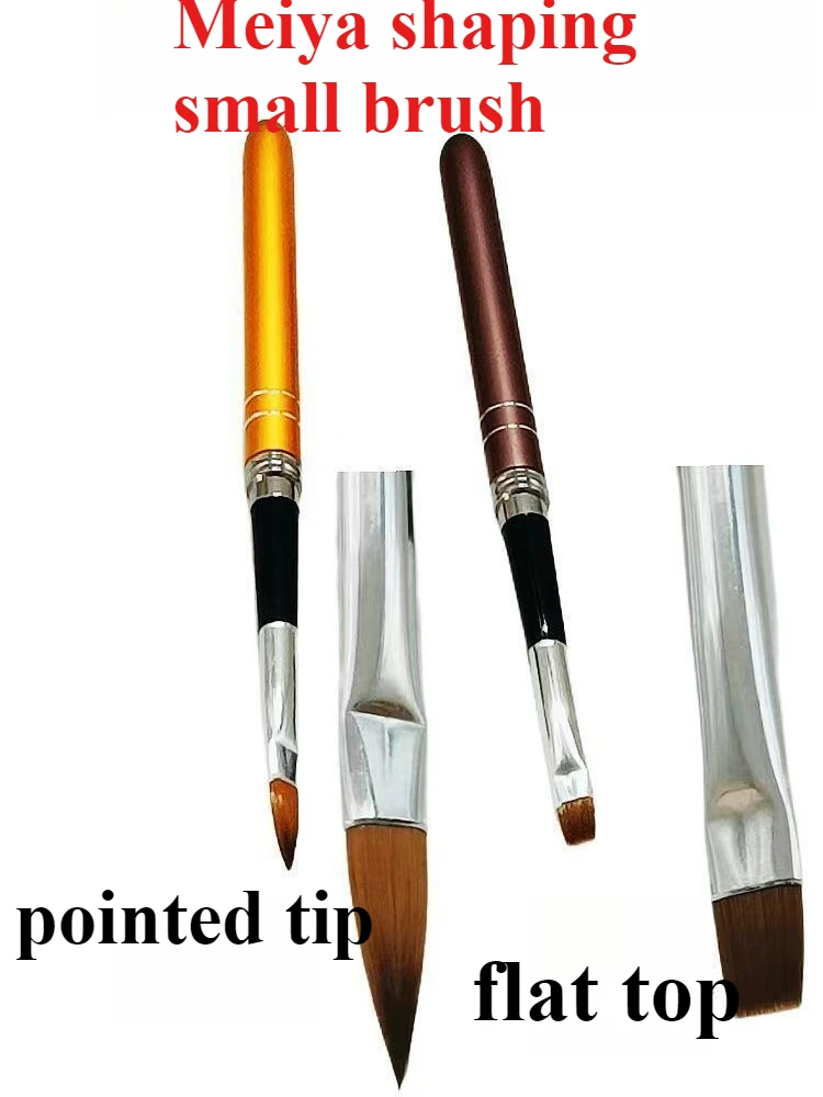 

1 PCS Beautiful Teeth Aesthetic Restoration/Resin Sculpting/Styling Pen Flat/pointed Small Brush Mink Hair Whitening Molding Pen