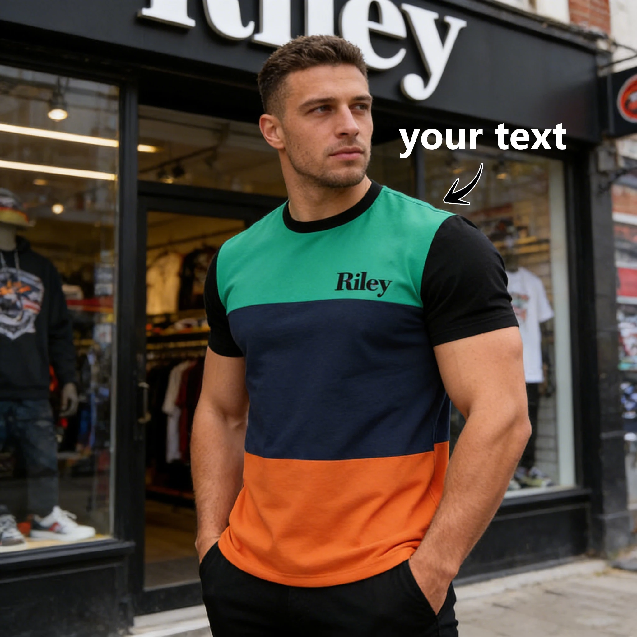 Add Your Own Custom photo Personalized Message Men's and women's T Shirt Casual Dress High Quality MensT-shirt