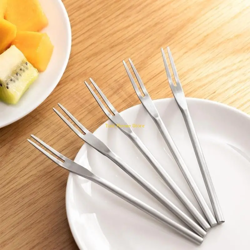 

Stainless Steel Fruit Forks 4pcs/set Cake Dessert Dessert Tasting Fork