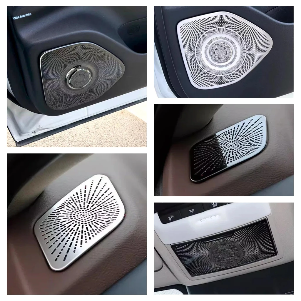 

Door Stereo Speaker / Dashboard Air AC Outlet / Reading Light Lamp Cover Trim For Nissan X-Trail / X Trail Rogue T33 2021 - 2025