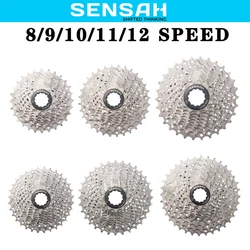 SENSAH-Cassette de bicicleta de carretera de 8/9/10/11/12 velocidades, 11V, 23T/25T/28T/30T/32T/34T/36T, K7, 10S, volante de inercia para HG Hub