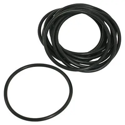 10 Pcs Black NBR Nitrile Rubber O Ring Sealing Gaskets 77mm x 4mm