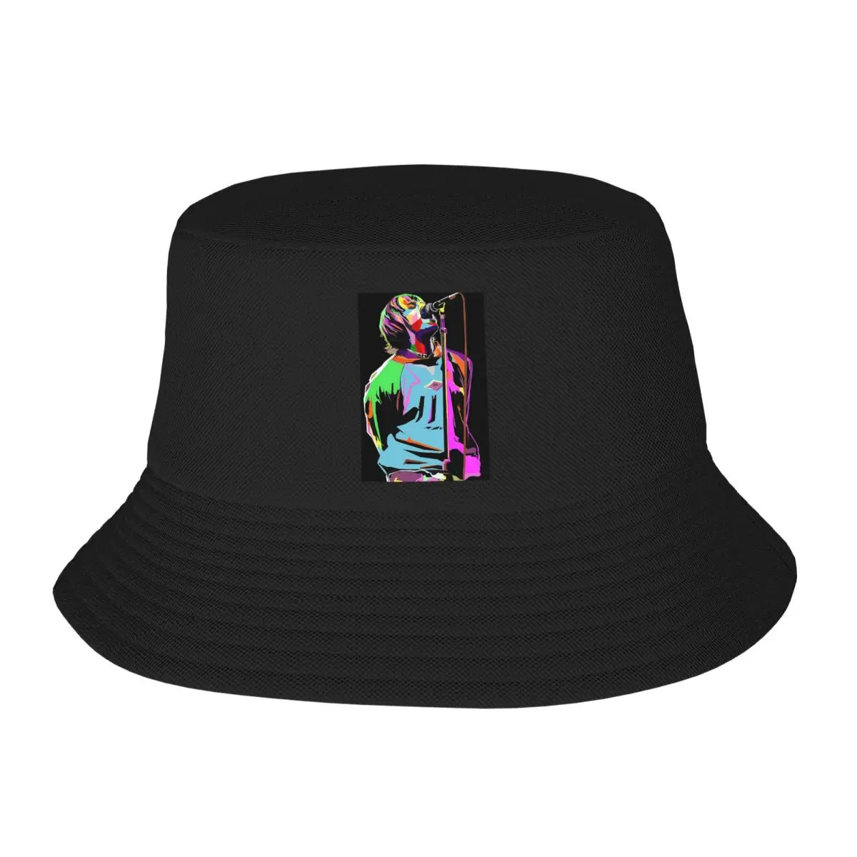 Liam Gallagher Art Active Bucket Hats Panama Hat Children Bob Hats Fashion Fisherman Hats Summer Beach Fishing Unisex Caps