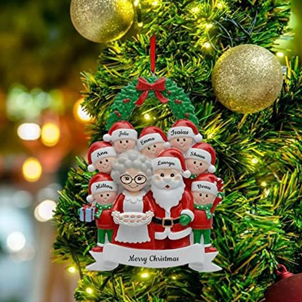 ตกแต่งคริสต์มาสวันหยุด Navidad ต้นไม้แขวนตกแต่ง 2025 Home Custom Snowman ตกแต่งคริสต์มาส