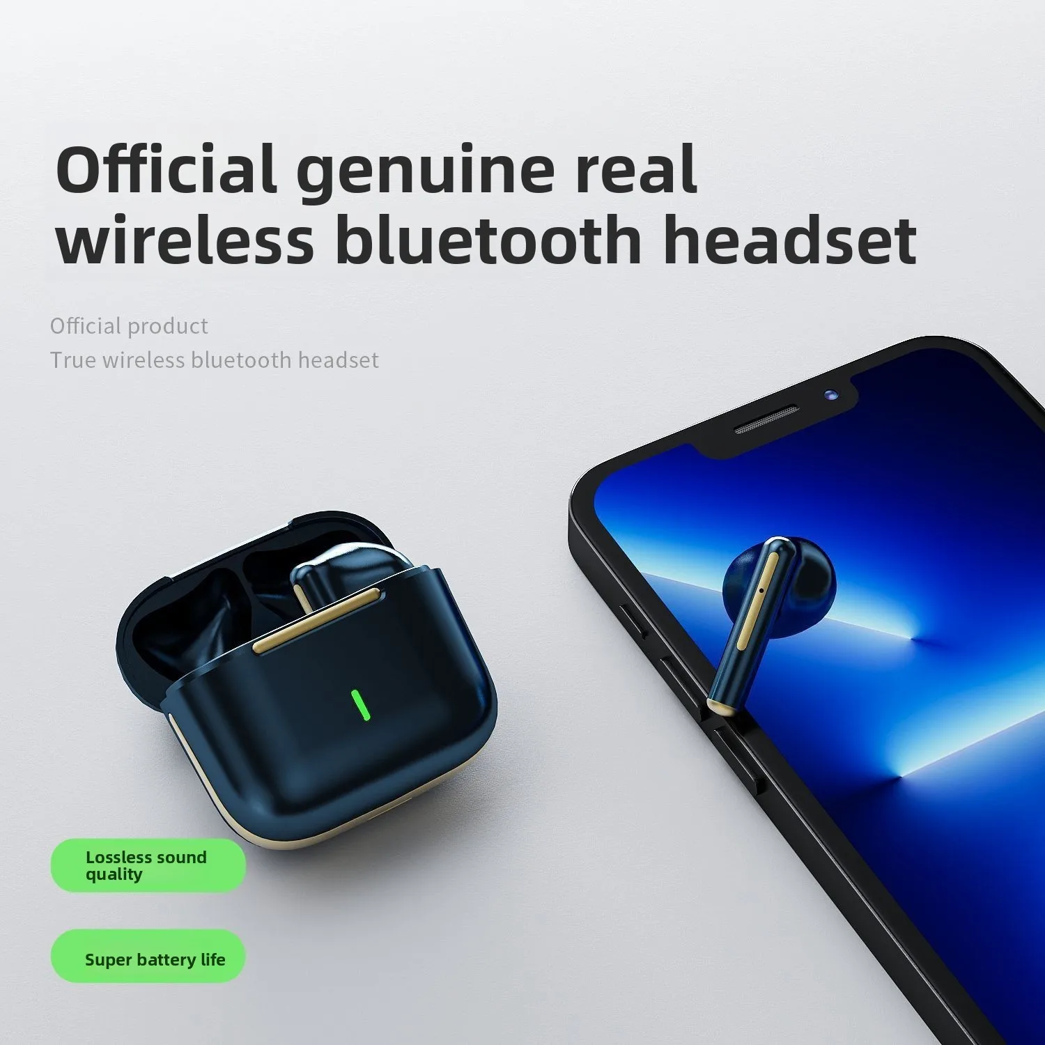

Suitable for xiao mi apple h6 wireless bluetooth headset 5.4 semi-in-ear tws headset wireless sports bluetooth headset