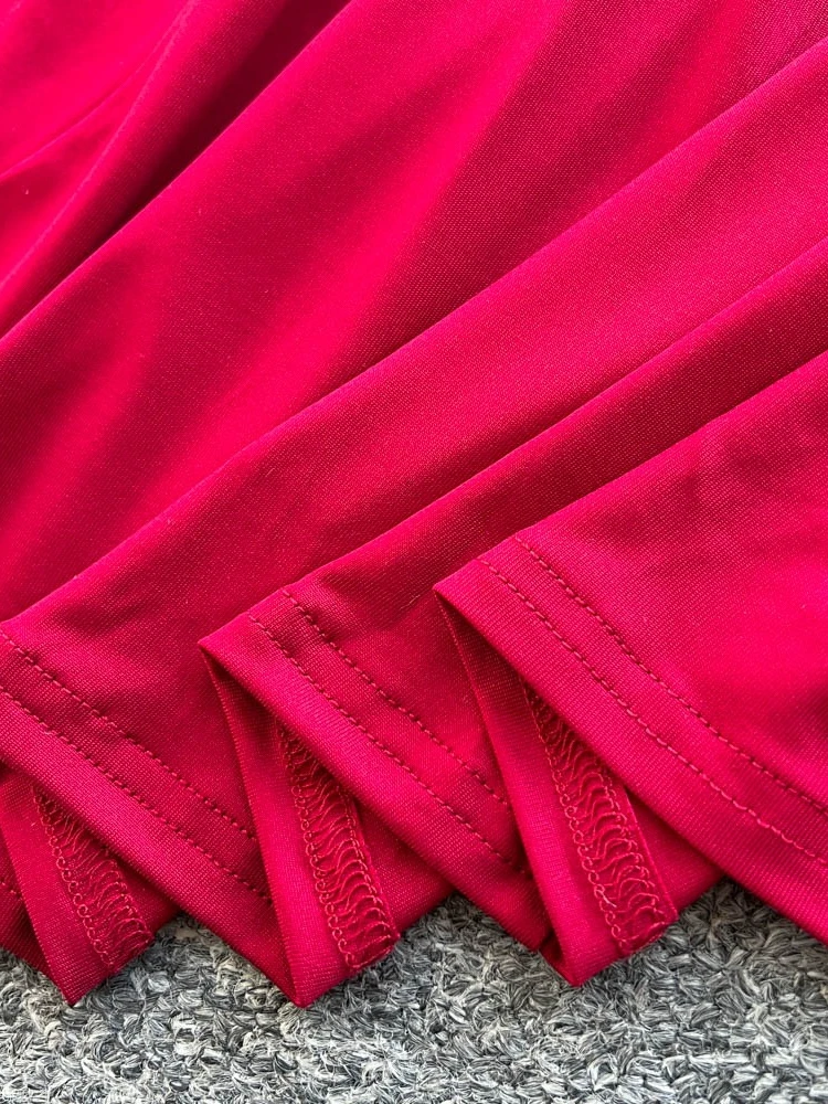 فستان طويل أنيق بدون حمالات من Foamlina فستان نسائي صيفي أنيق بدون أكمام نحيف مكشكش لملابس الحفلات الرسمية #6