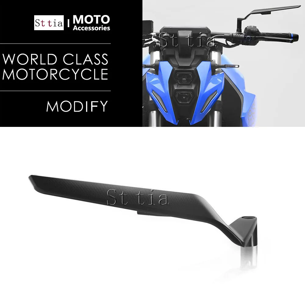 

New For Suzuki GSX​-8S gsx 8S GSX8S 2023 2024 2025 Motorcycles Large blue mirror Wind Wing Adjustable Rotating Rearview Mirror