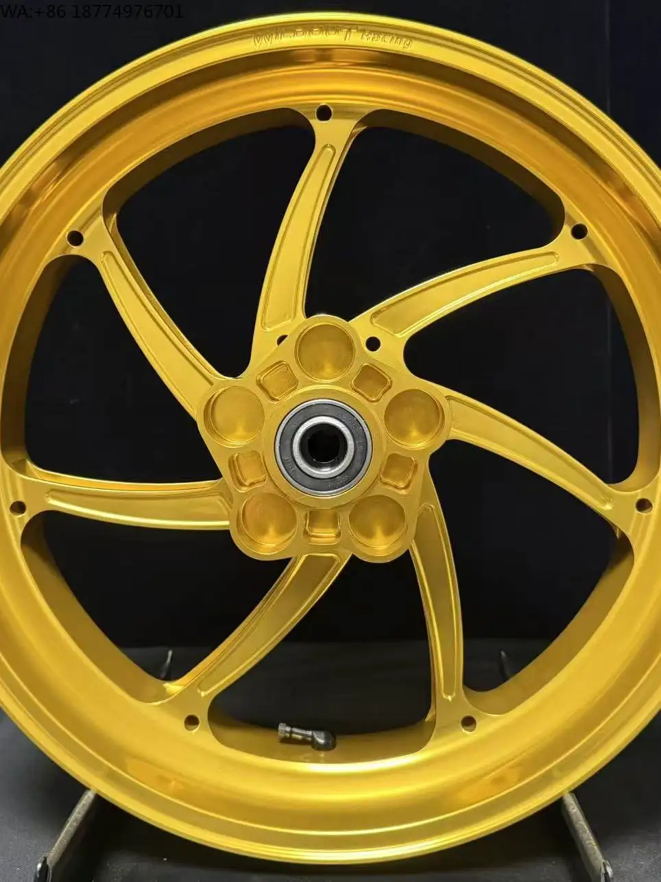 

Подходит для Kawasaki Ninja ZX-25R ZX25R 2020-2024: Кованые алюминиевые колесные диски - облегченные модифицированные мотоциклетные колеса с ЧПУ