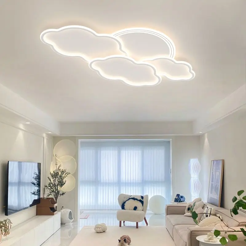 

Modern Minimalist Cloud Shaped Ceiling Light Suitable for Home Decoration in Bedrooms Living Room Ceiling Lamps Indoor Lighting