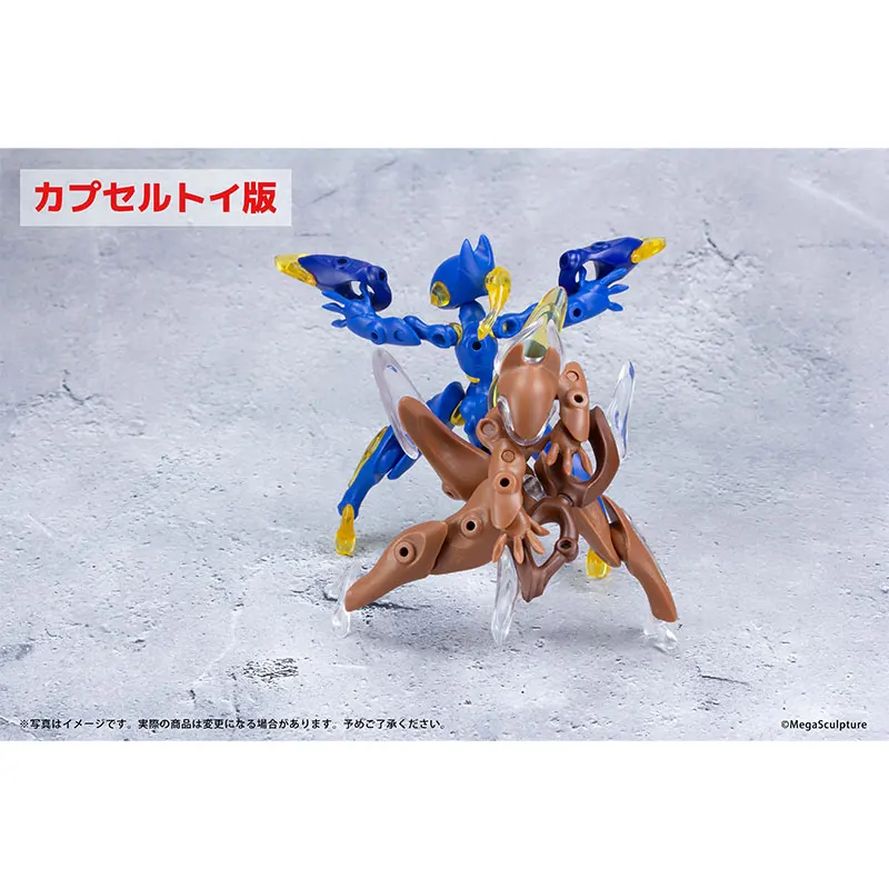 Japanese Genuine Gacha Scale Model Fox Void Sci-fi Animal Mecha Movable Assembly Fox Void Enhanced Action Figure Toys