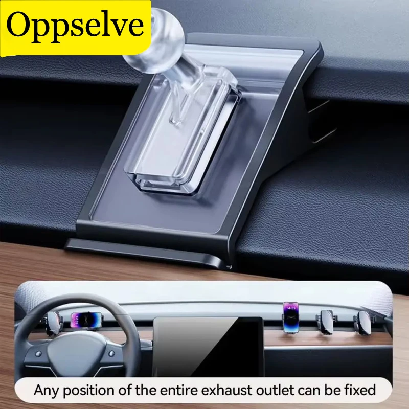 Mobile Phone Holder Base For Tesla Model 3 High Quality Smart Phone Mount Durable GPS Support Adapter Car Interior Accessories