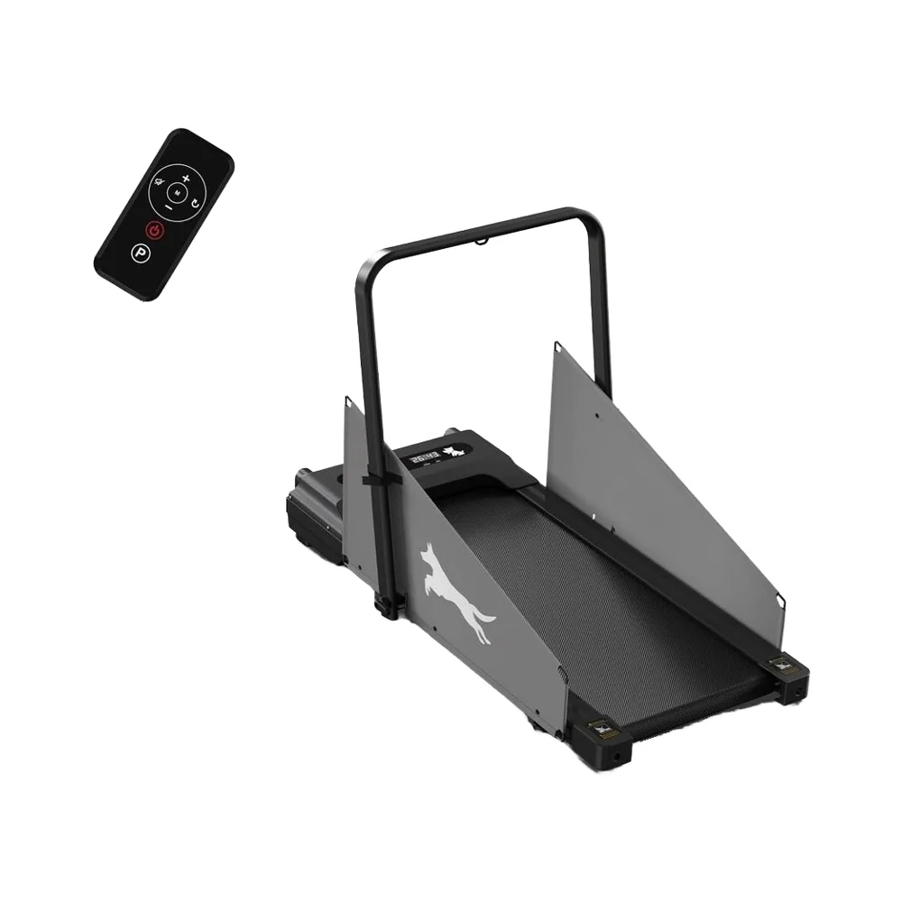 

STLF Medium Small Dog Treadmill 265lbs Weight Capacity 360° Rotatable Display Remote Control Pet Fitness Machine Treadmill Wheel