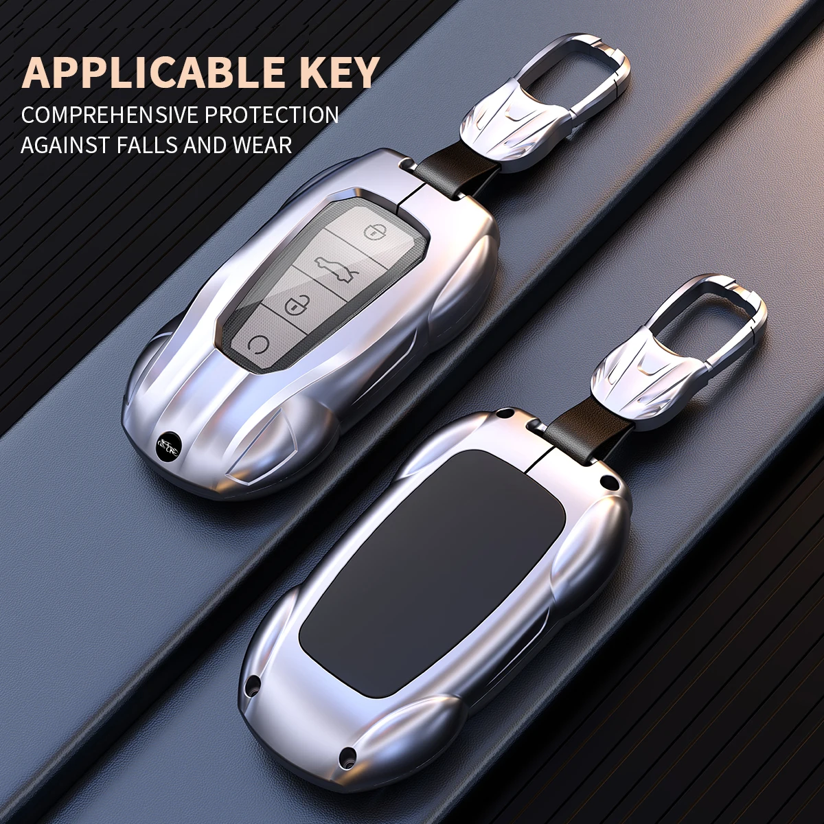 Zinc Alloy Car Remote Smart Key Cover Case Shell For Geely Emgrand Global Kulrey Hawk GX7 X6 X7 EX7 Coolray Geometry C Key Chain