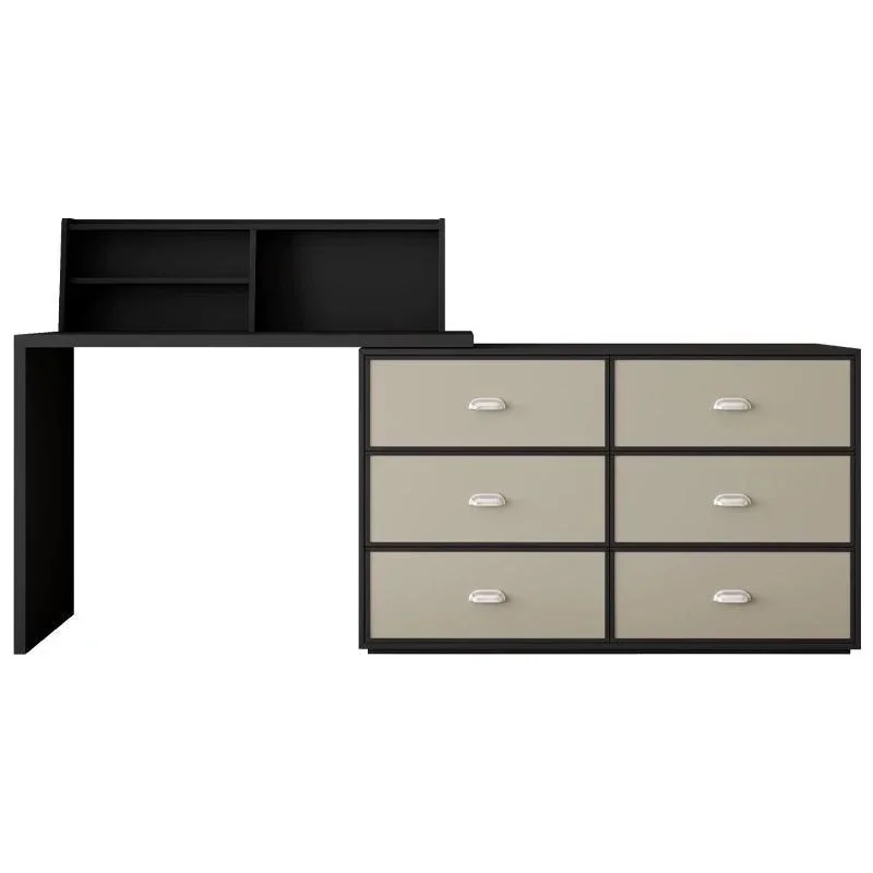 

Makeup table living room household small apartment simple modern master bedroom bedside dresser corner solid wood retro style