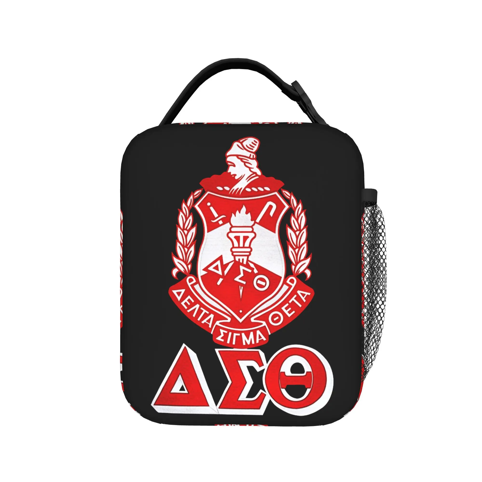Delta Sigma Theta Sorority Lunch Bag Fun Picnic Lunch Box Custom Portable Zipper Cooler Bag