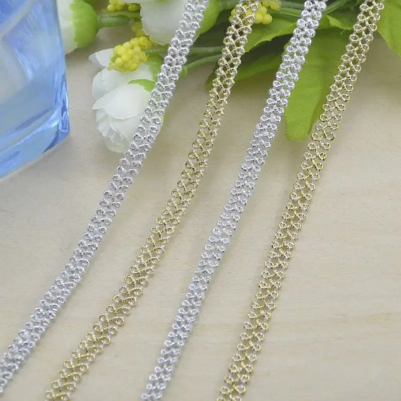 5 Meters/196.85 Inches Per Pack of New Fashion Garment Accessories, Lace Trim for Party Lingerie, Exquisite Wedding Dress Headpi
