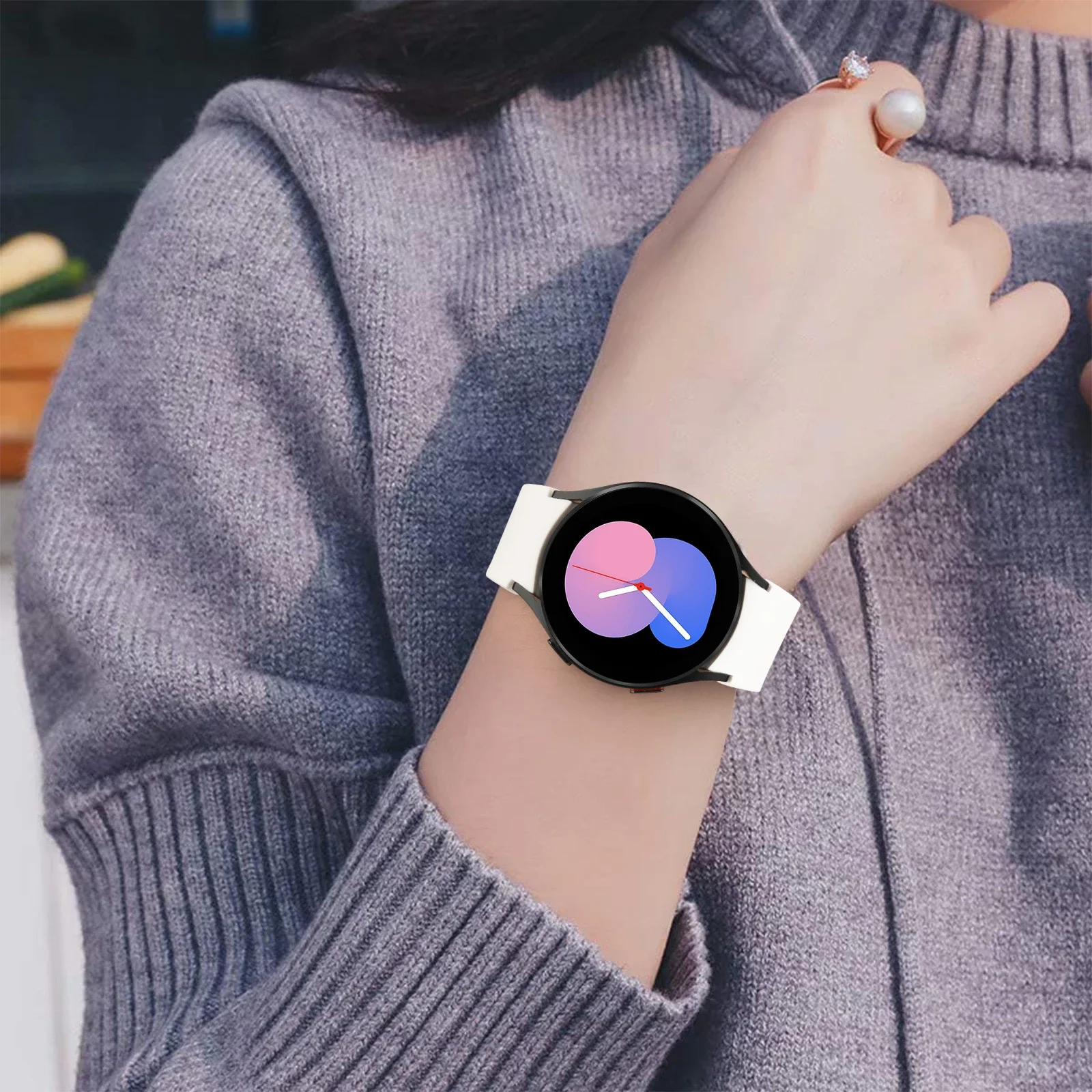 Чехол из ТПУ + силиконовый ремешок для Samsung Galaxy Watch 4 5 6 7 40 мм 44 мм, защитный чехол для экрана, бампер для Galaxy Watch 4 5 6 7